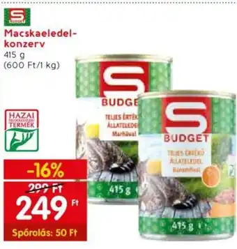 Spar Macskaeledel konzerv 415g ajánlat