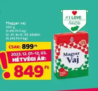 Spar Magyar vaj 200g ajánlat