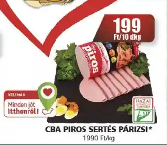 CBA PIROS SERTÉS PÁRIZSI 10dkg