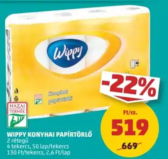 PENNY WIPPY KONYHAI PAPÍRTÖRLŐ 4 tekercs ajánlat