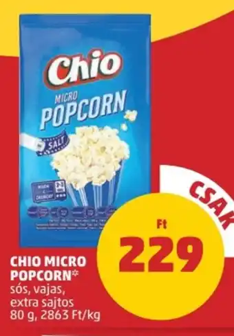 CHIO MICRO POPCORN 80 g