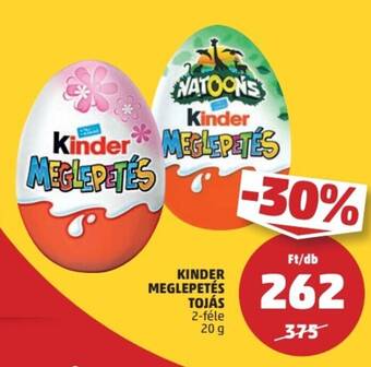PENNY KINDER MEGLEPETÉS TOJÁS 20 g ajánlat