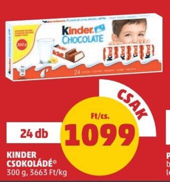 PENNY KINDER CSOKOLÁDÉ 300 g ajánlat