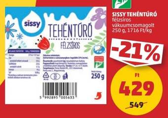 PENNY SISSY TEHÉNTÚRÓ 250 g ajánlat