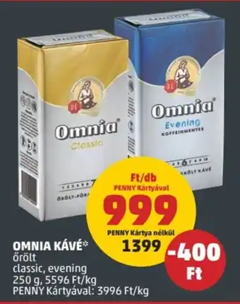 PENNY OMNIA KÁVÉ 250 g ajánlat