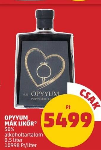 PENNY OPYYUM MÁK LIKŐR 0,5 l ajánlat