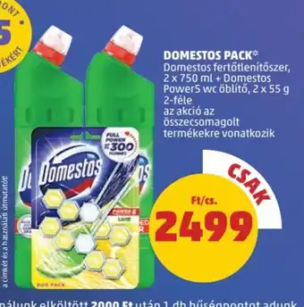 PENNY DOMESTOS PACK 2 x 750 ml / 2 x 55 g ajánlat