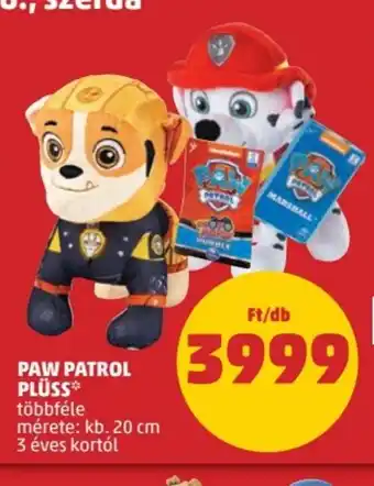 PAW PATROL PLÜSS 1 db