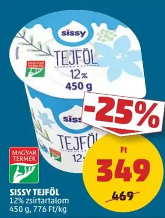 PENNY SISSY TEJFÖL 450 g ajánlat