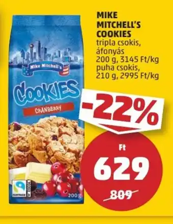 PENNY MIKE MITCHELL'S COOKIES 200 / 210 g ajánlat