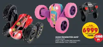 DICKIE TÁVIRÁNYÍTÓS AUTÓ 1 db