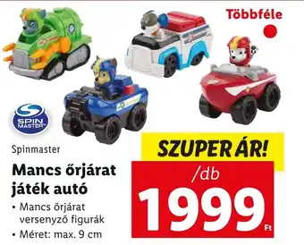 Spinmaster Mancs őrjárat játék autó