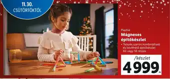 Lidl Playtive Mágneses építőkészlet ajánlat