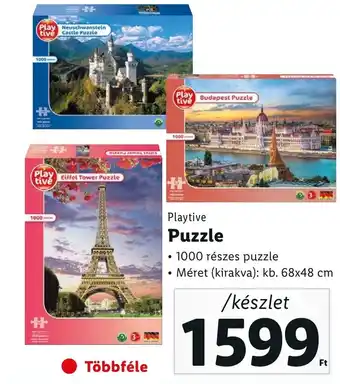 Lidl Playtive Puzzle ajánlat