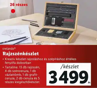 Lidl crelando Rajzszénkészlet ajánlat