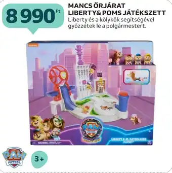 Auchan MANCS ŐRJÁRAT LIBERTY POMS JÁTÉKSZETT ajánlat