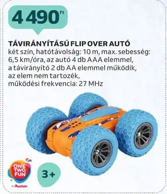 Auchan TÁVIRÁNYÍTÁSÚ FLIP OVER AUTÓ ajánlat