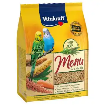 2x 3kg vitakraft papagáj menü