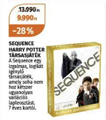 SEQUENCE HARRY POTTER TÁRSASJÁTÉK