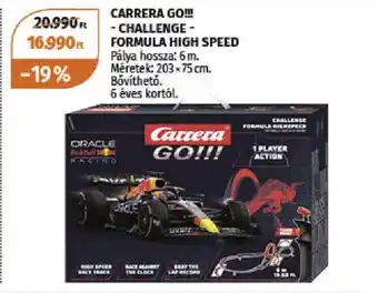 CARRERA GO CHALLENGE FORMULA HIGH SPEED