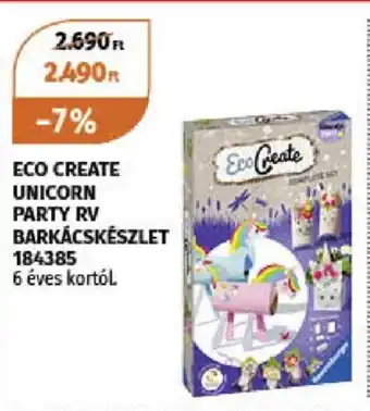 ECO CREATE UNICORN PARTY RV BARKÁCSKÉSZLET 184385