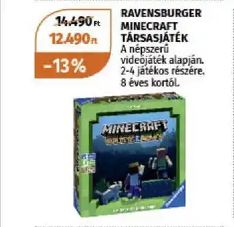 RAVENSBURGER MINECRAFT TÁRSASJÁTÉK