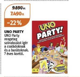 Müller UNO PARTY ajánlat