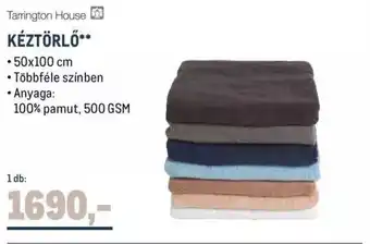 Metro Tarrington House KÉZTÖRLŐ ajánlat