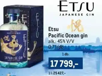 Etsu Pacific Ocean gin 0,7l