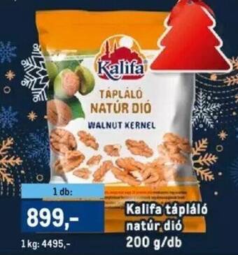 Metro Kalifa tápláló natúr dió 200g ajánlat