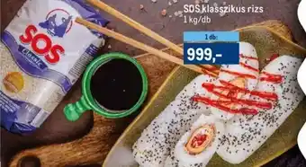 Metro SOS klasszikus rizs 1 kg ajánlat