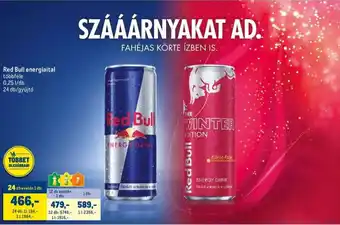 Metro Red Bull energiaital 0,25l ajánlat