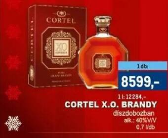 Metro CORTEL X.O. BRANDY 0,7l ajánlat