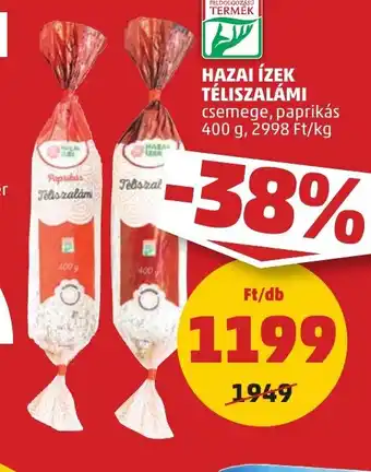 PENNY HAZAI ÍZEK TÉLISZALÁMI 400 g ajánlat