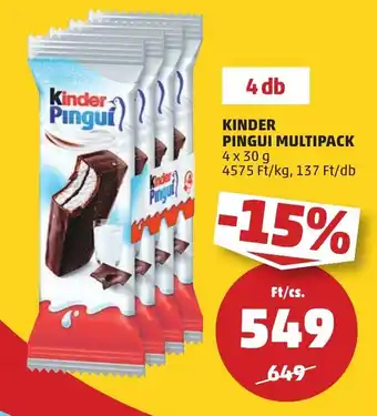 PENNY KINDER PINGUI MULTIPACK 4 x 30 g ajánlat