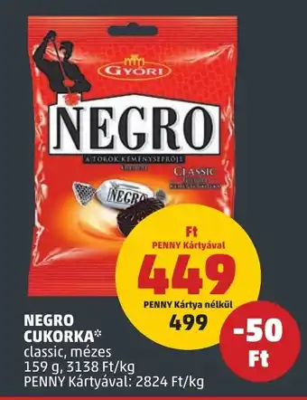 PENNY NEGRO CUKORKA 159 g ajánlat