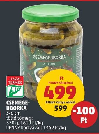 PENNY CSEMEGE-UBORKA 370 g ajánlat