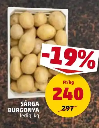 SÁRGA BURGONYA 1 kg