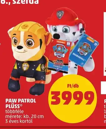 PAW PATROL PLÜSS 1 db