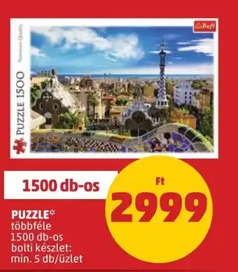 PUZZLE 1500 db-os