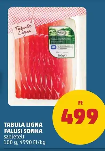 PENNY TABULA LIGNA FALUSI SONKA 100 g ajánlat