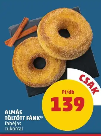 PENNY ALMÁS TÖLTÖTT FÁNK 1 db ajánlat