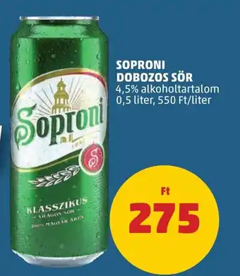 SOPRONI DOBOZOS SÖR 0,5 l