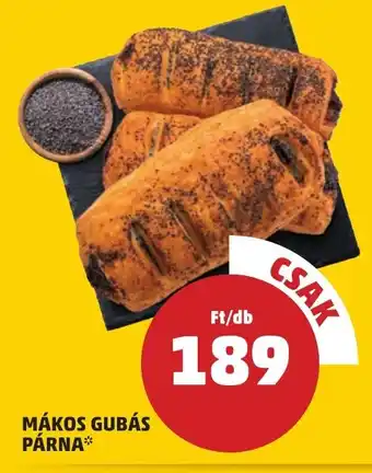 MÁKOS GUBÁS PÁRNA 1 db