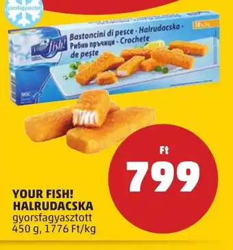 PENNY YOUR FISH! HALRUDACSKA 450 g ajánlat