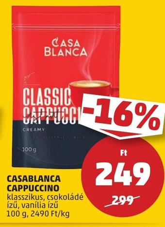 PENNY CASABLANCA CAPPUCCINO 100 g ajánlat