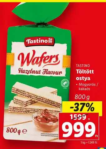 Lidl TASTINO Töltött ostya 800 g ajánlat