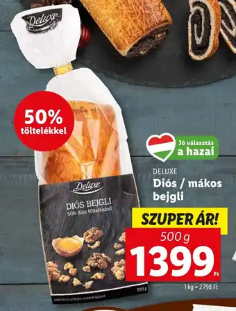 DELUXE Diós / mákos bejgli 500 g