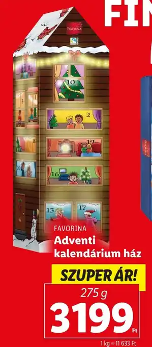 FAVORINA Adventi kalendárium ház 275 g
