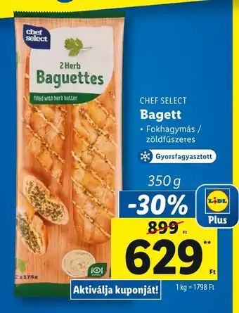 Lidl CHEF SELECT Bagett 350 g ajánlat